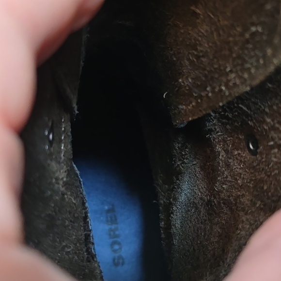 Sorel Joan of Arctic Waterproof Lace Up Oil Leather Wedge Size 9 - Picture 7 of 11